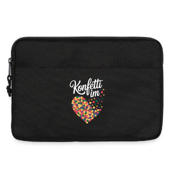 Confetti in the Heart Carnival Costume Women's Carnival - Laptop bag 13" - black - Front