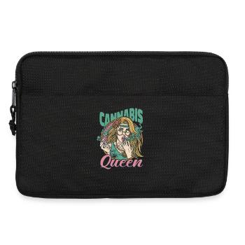 Cannabis Queen Outfit - Laptop bag 13" - black - Front