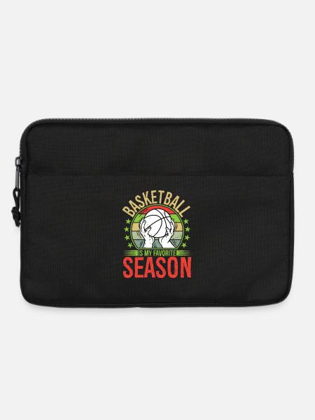Basketball Is My Favorite Season - Laptoptasche 13" - Schwarz