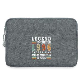 February 1996 Jubilee 1996 Legends February - Laptop bag 13" - heather grey - Front