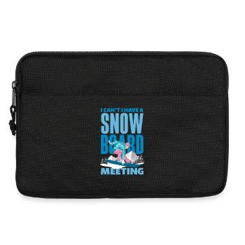 Télésiège de réunion de snowboard snowboard - Sacoche pour ordinateur portable 13 pouces - noir - Devant