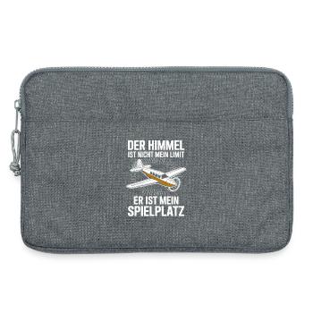 The sky is not my limit, it is mine - Laptop bag 13" - heather grey - Front