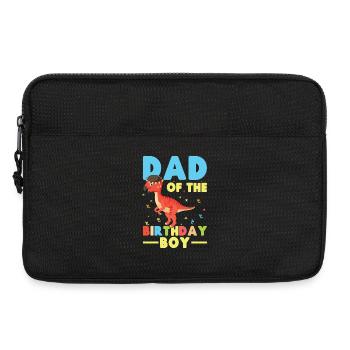 Pachycéphalosaure Papa Garçon d’anniversaire - Sacoche pour ordinateur portable 13 pouces - noir - Devant