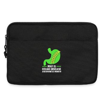 Gluten Free Celiac Disease - Laptop bag 13" - black - Front