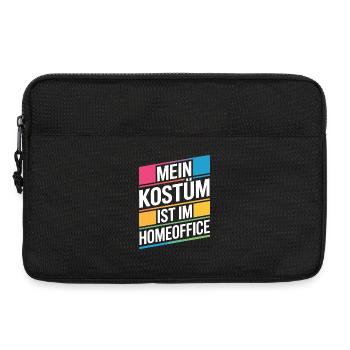 Costume is in the home office carnival carnival office - Laptop bag 13" - black - Front