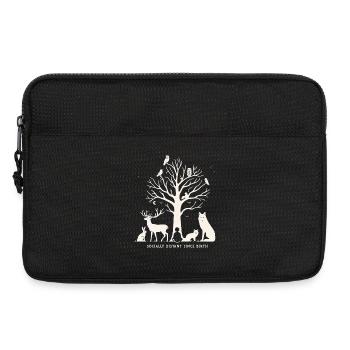 Distant socialement depuis la naissance Nature introvertie - Sacoche pour ordinateur portable 13 pouces - noir - Devant
