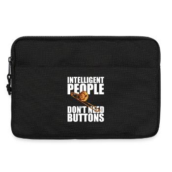 Buttons Trombone Tromboniste Tromboniste - Sacoche pour ordinateur portable 13 pouces - noir - Devant