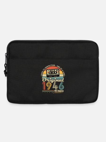 1946 Vintage 80th Birthday Gift Retro - Laptop bag 13" - black