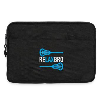 Relax Bro Lacrosse - Laptop bag 13" - black - Front