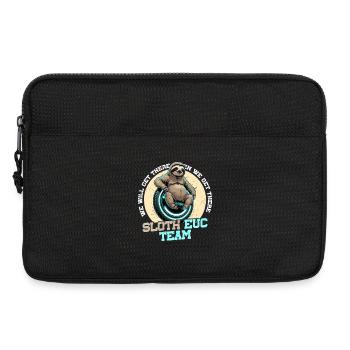 Monowheel Monocyclist - Laptoptasche 13" - Schwarz - Vorne