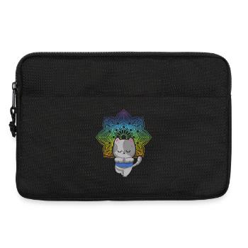 Yoga Cat Meditation Cats Yoga - Laptop bag 13" - black - Front