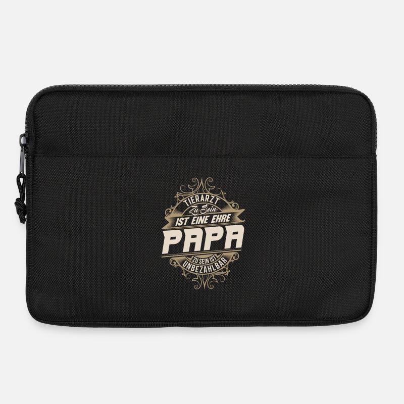 Tierarzt Papa - Laptoptasche 13" - Schwarz