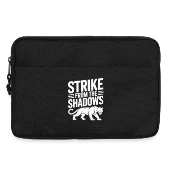 Schlag aus dem Schatten aus - Laptoptasche 13" - Schwarz - Vorne