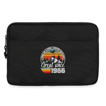 Original 1966 Jahrgang Retro Geburtstag Geschenk - Laptoptasche 13" - Schwarz - Vorne