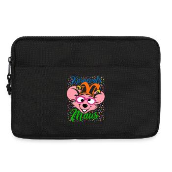 Souris de Carnaval | Déguisement de Big Face - Sacoche pour ordinateur portable 13 pouces - noir - Devant