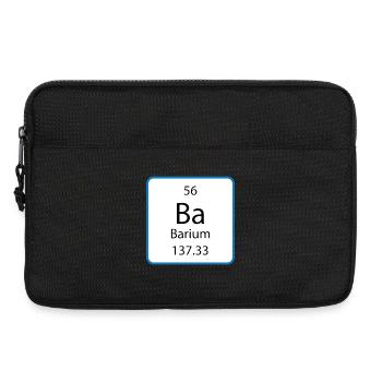 Licence en chimie dans le tableau périodique - Sacoche pour ordinateur portable 13 pouces - noir - Devant