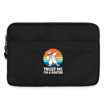 Tierarzt Tiermedizin Veterinär Tierärztin - Laptoptasche 13" - Schwarz - Vorne