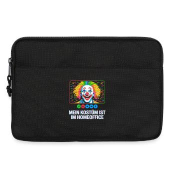 Costume is in the home office carnival carnival office - Laptop bag 13" - black - Front