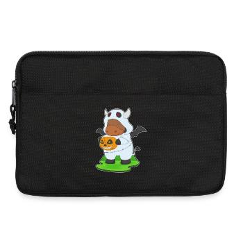 Bull Halloween Bat - Laptop bag 13" - black - Front