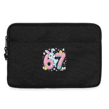 67 Ostern - Laptoptasche 13" - Schwarz - Vorne