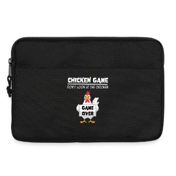 Fin du jeu du poulet – Ne regarde pas - Sacoche pour ordinateur portable 13 pouces - noir - Devant