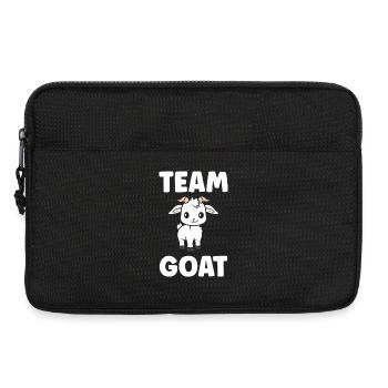 Team Goat Illustration Mignon - Sacoche pour ordinateur portable 13 pouces - noir - Devant