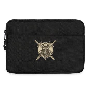 Légende viking viking marin Odin Raven Fighter - Sacoche pour ordinateur portable 13 pouces - noir - Devant