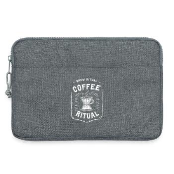 Coffee Brew Ritual Pour Over Kaffee - Laptop bag 13" - heather grey - Front