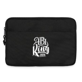 Abi King 2026 - Abitur - Spruch - Laptop bag 13" - black - Front
