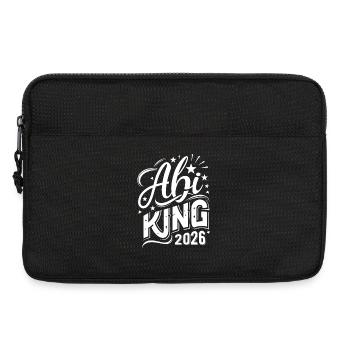 Abi King 2026 - Abitur - Spruch - Laptop bag 13" - black - Front