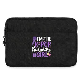 I'm The K Pop Birthday Girl - Laptop bag 13" - black - Front