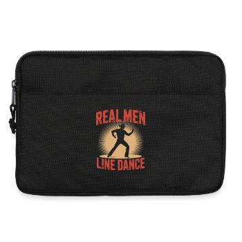 Real Men Line Dance Cowboy Western Line Dance pour - Sacoche pour ordinateur portable 13 pouces - noir - Devant