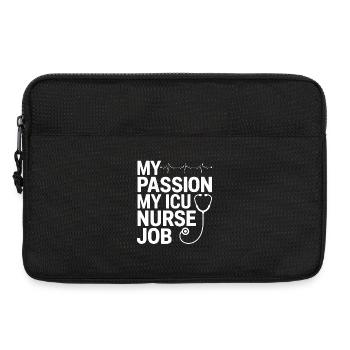 ICU Nurse My Passion My Critical Care Specialist - Laptop bag 13" - black - Front