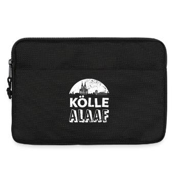 Köln Alaaf Silhouette - Laptoptasche 13" - Schwarz - Vorne