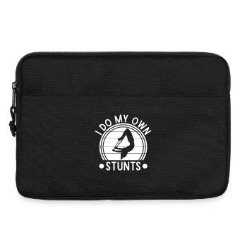 Circus Graphic I Do My Own Stunts Circus Gift Idea - Laptop bag 13" - black - Front