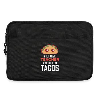 TacoRatgeber Teacher - Laptop bag 13" - black - Front