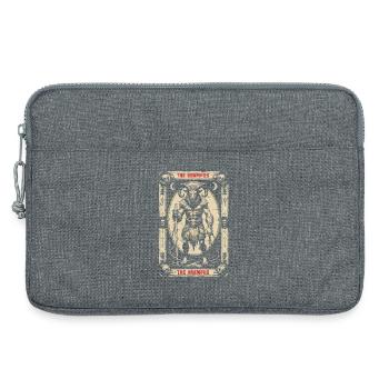 Les créatures mythologiques de Krampus - Sacoche pour ordinateur portable 13 pouces - gris chiné - Devant