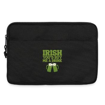 Irlandais, tu m’offrirais un verre - Sacoche pour ordinateur portable 13 pouces - noir - Devant