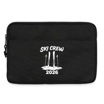 SKI CREW Winter holiday and après-ski outfit - Laptop bag 13" - black - Front