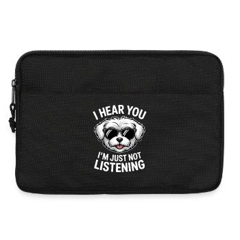 Maltese Sayings Dogs Funny Maltese Gift - Laptop bag 13" - black - Front