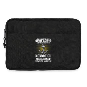 MER DU NORD TU NE PEUX PAS ACHETER LE BONHEUR MAIS APRÈS - Sacoche pour ordinateur portable 13 pouces - noir - Devant