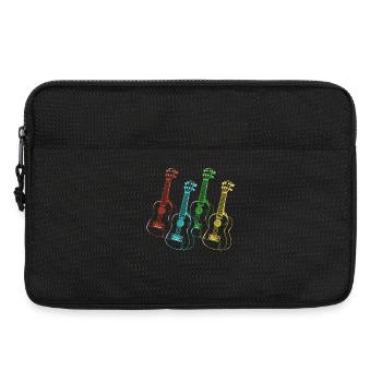 Hawaiian Ukulele Uke Retro Vintage - Laptop bag 13" - black - Front