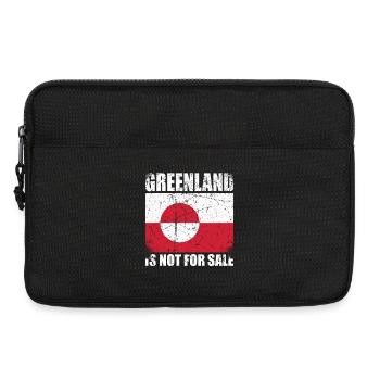 Greenland Is Not For Sale - Laptoptasche 13" - Schwarz - Vorne