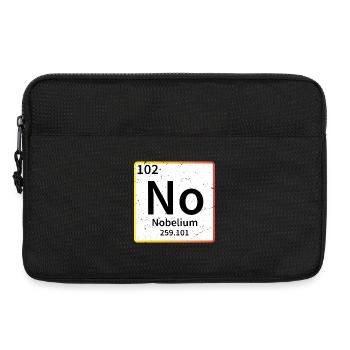 Pas de tableau périodique de chimie - Sacoche pour ordinateur portable 13 pouces - noir - Devant