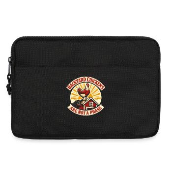 Poulets dans le jardin Style de vie poulet - Sacoche pour ordinateur portable 13 pouces - noir - Devant