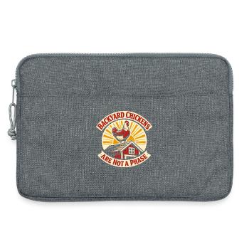 Chickens In The Garden Lifestyle Chicken - Laptop bag 13" - heather grey - Front