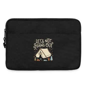 Lets Not Hang Out Camping Do Not Disturb - Laptoptasche 13" - Schwarz - Vorne