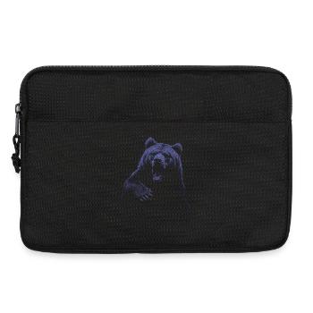 Grizzly Bear Randonnée Camping Ours brun vintage - Sacoche pour ordinateur portable 13 pouces - noir - Devant