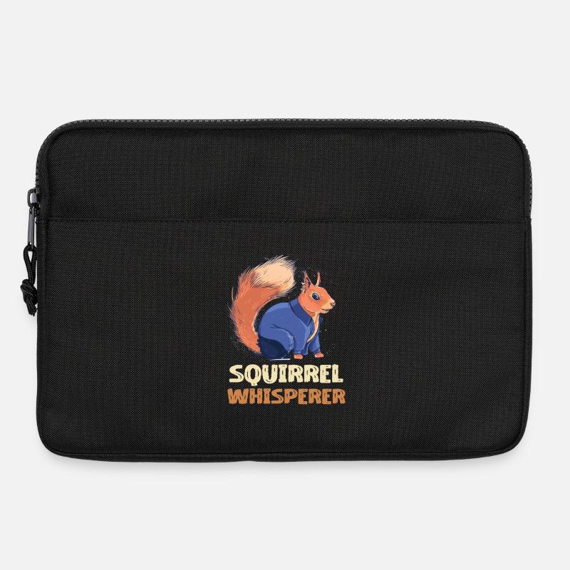 Denim Chuchoteur d’Écureuils - Sacoche pour ordinateur portable 13 pouces - noir