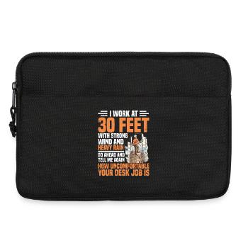 Scaffolding Worker Construction Team Scaffolder - Laptop bag 13" - black - Front